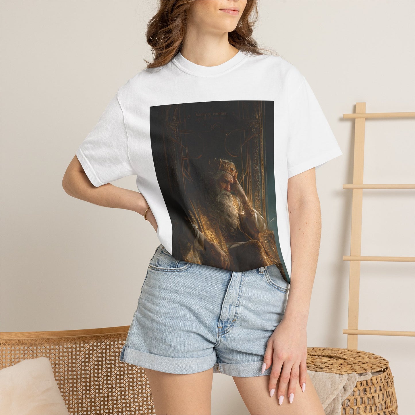 Royal Portrait T-Shirt — Classic King Painting Graphic Tee