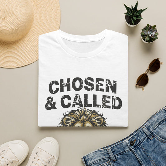 Chosen & Called Lion T-Shirt — Inspirational Christian Faith Tee