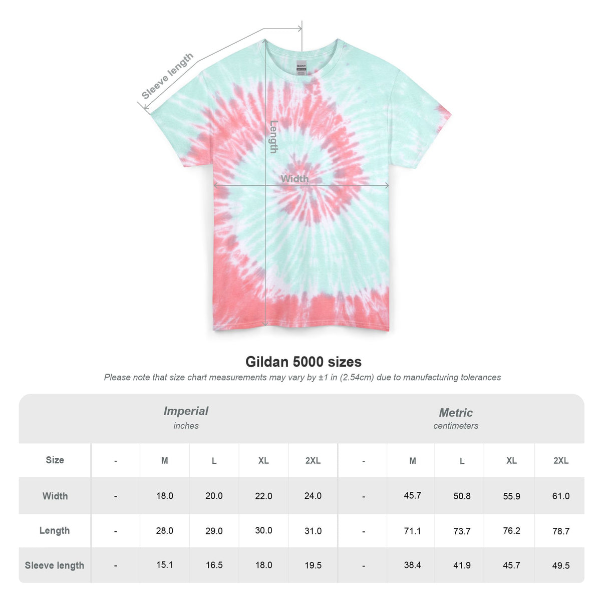Tie-Dye 'You Are' Inspirational Tee