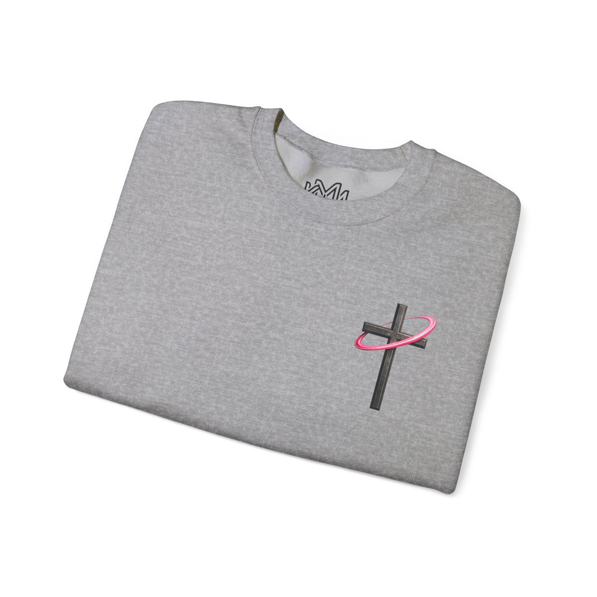 Christian Crewneck Sweatshirt — “With God All Things Are Possible” Inspirational Pullover