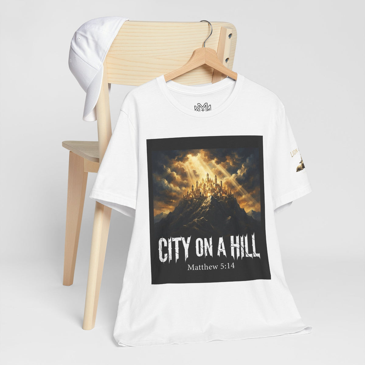 City on a Hill T-Shirt — Matthew 5:14 Christian Faith Tee