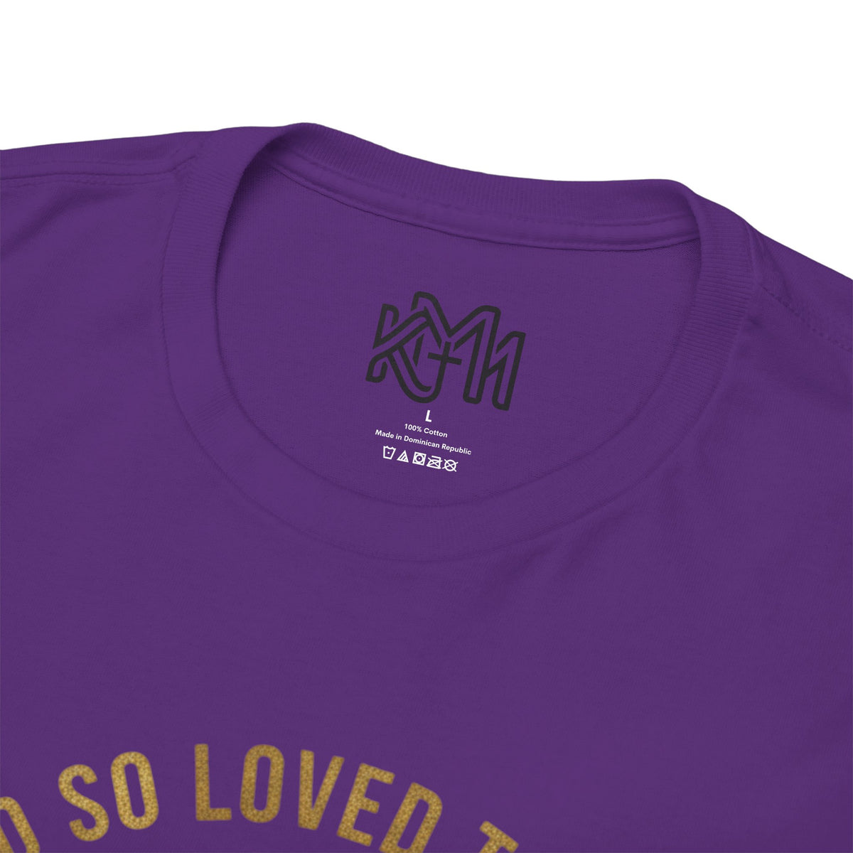 John 3:16 Cross T-Shirt — "For God So Loved the World" Christian Tee
