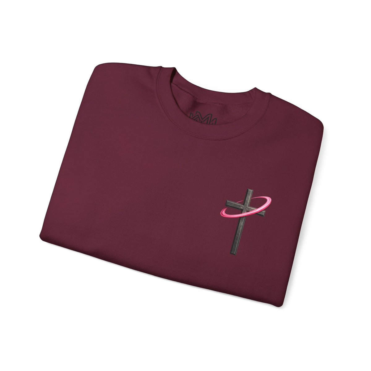 Christian Crewneck Sweatshirt — “With God All Things Are Possible” Inspirational Pullover