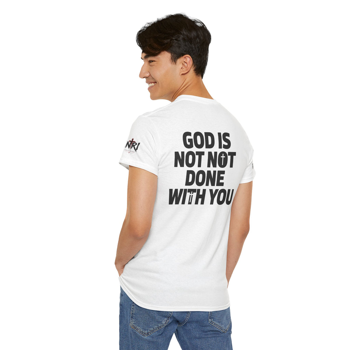Armor of God T-Shirt — "God Is Not Done With You" Christian Faith Tee