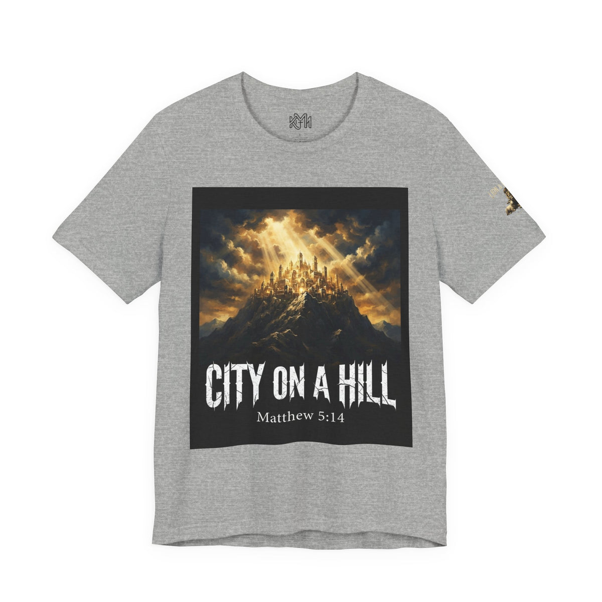 City on a Hill T-Shirt — Matthew 5:14 Christian Faith Tee
