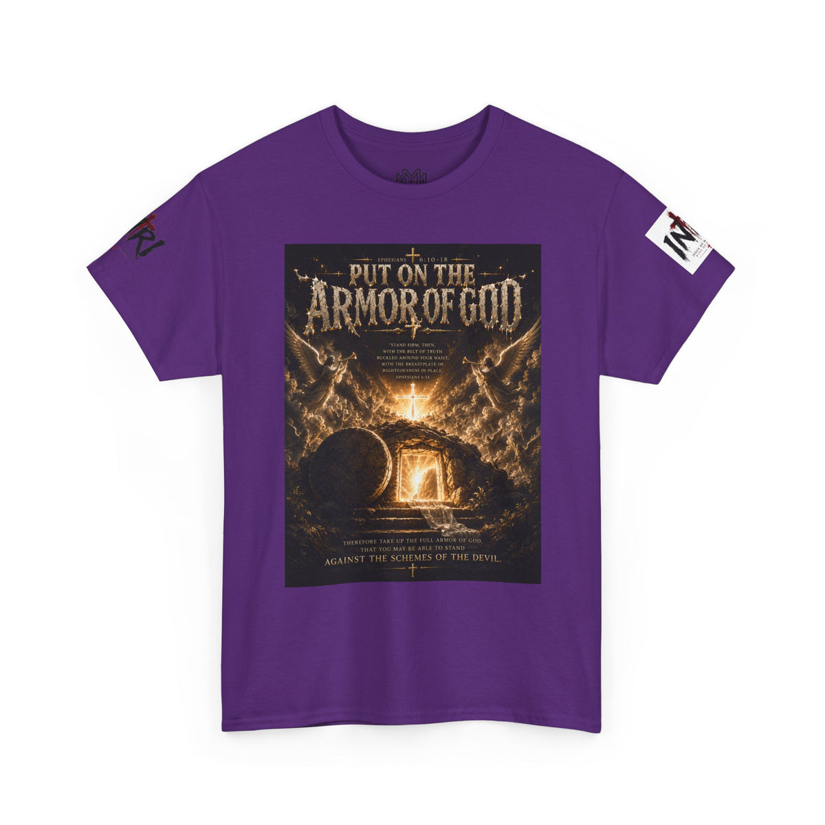 Armor of God T-Shirt — "God Is Not Done With You" Christian Faith Tee