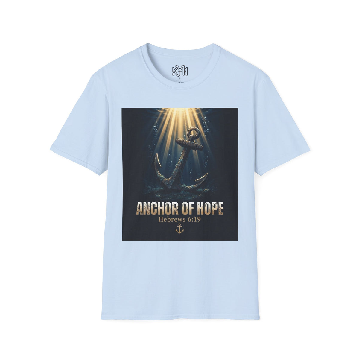 Anchor of Hope T-Shirt — Inspirational Anchor Design (Hebrews 6:19)