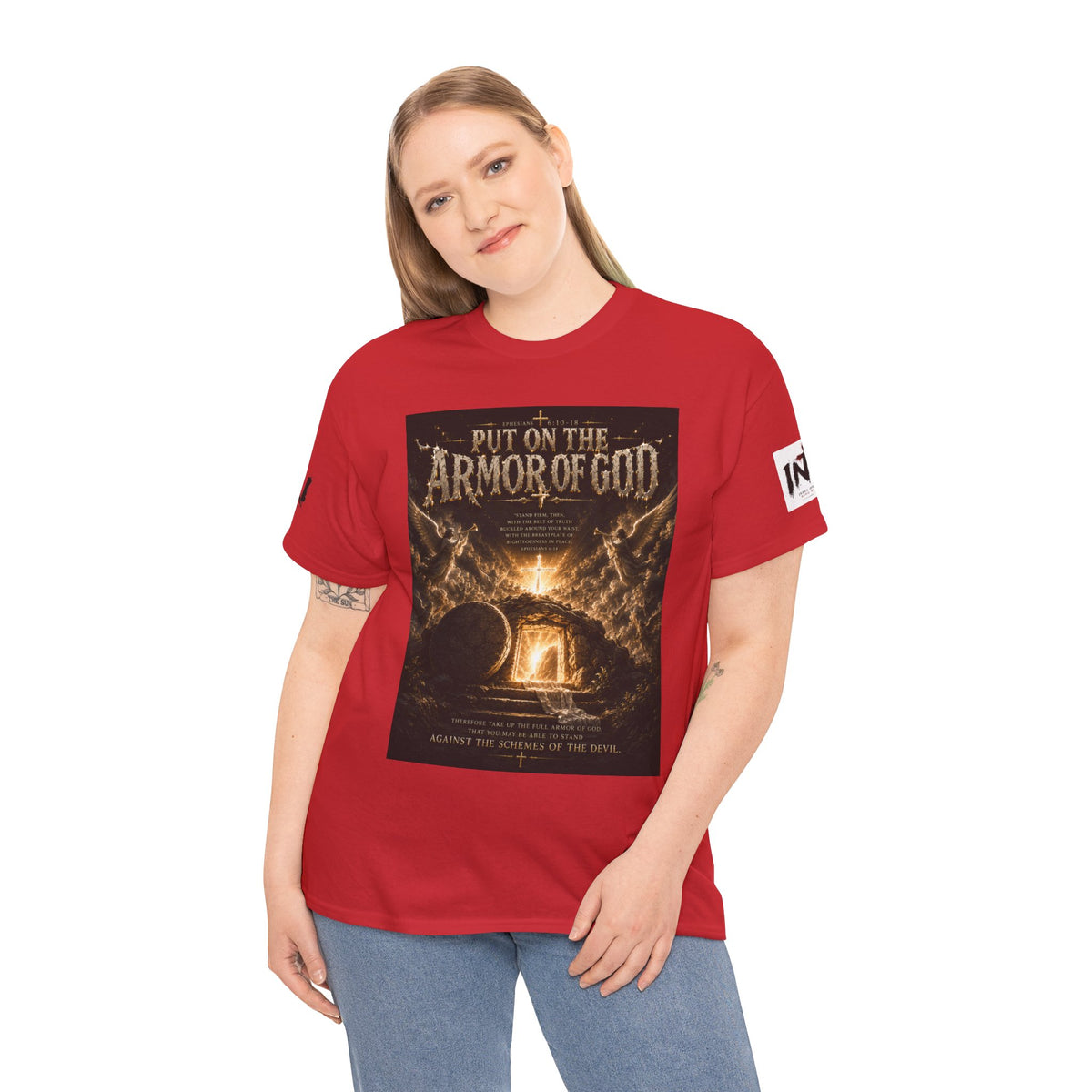 Armor of God T-Shirt — "God Is Not Done With You" Christian Faith Tee
