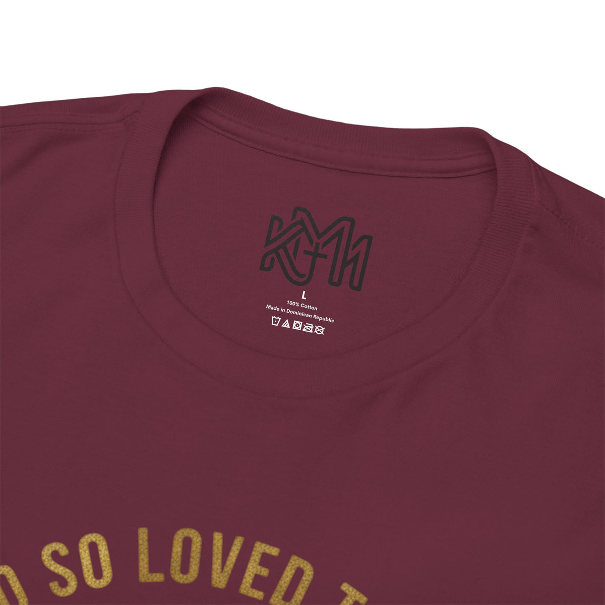 John 3:16 Cross T-Shirt — "For God So Loved the World" Christian Tee