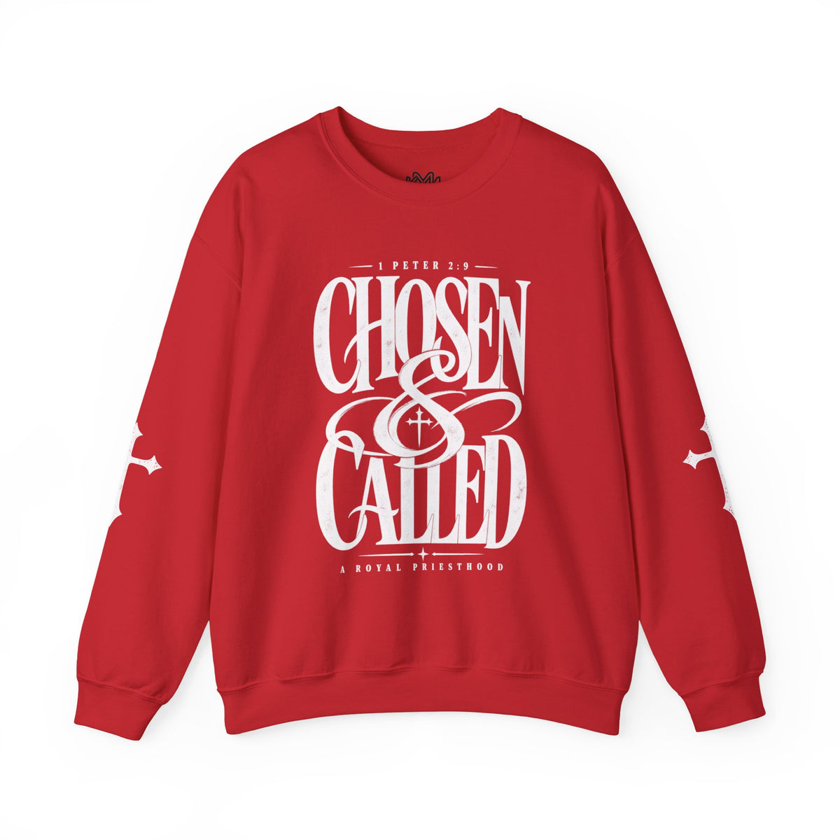 Chosen & Called Crewneck Sweatshirt — Christian Faith Apparel, 'A Royal Priesthood' Gospel Pullover
