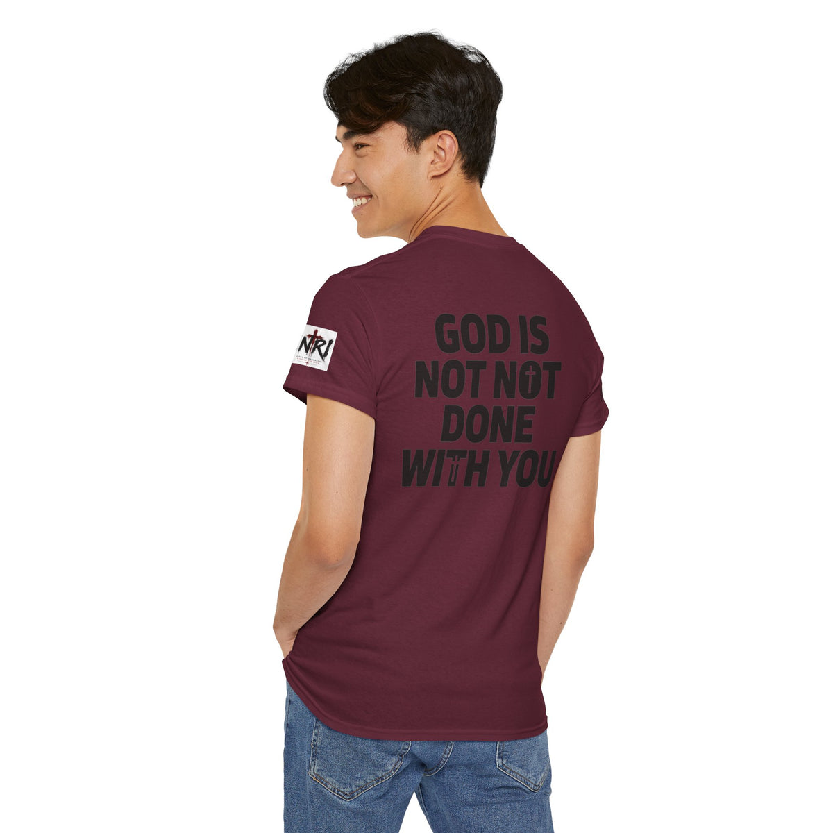 Armor of God T-Shirt — "God Is Not Done With You" Christian Faith Tee