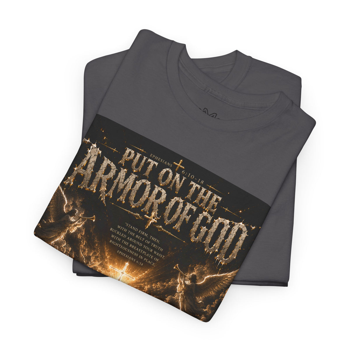 Armor of God T-Shirt — "God Is Not Done With You" Christian Faith Tee