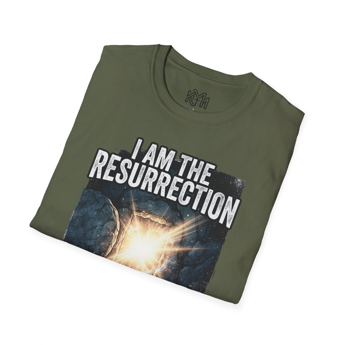 I Am The Resurrection T-Shirt — John 11:25 Christian Easter Tee