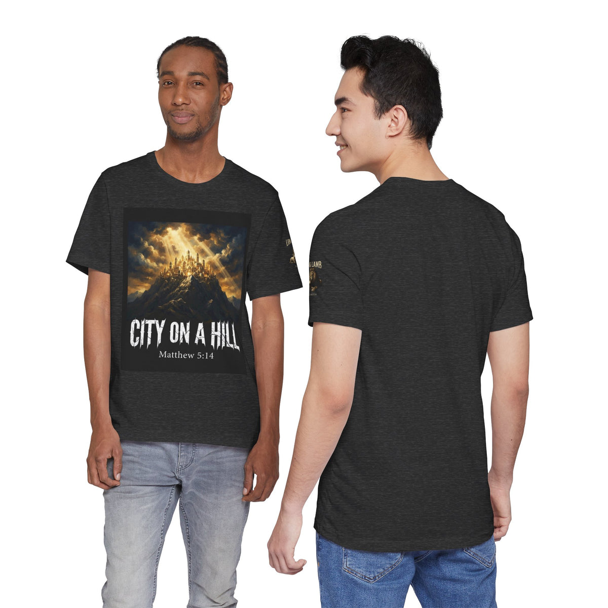 City on a Hill T-Shirt — Matthew 5:14 Christian Faith Tee