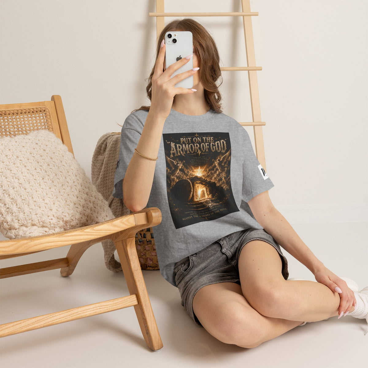 Armor of God T-Shirt — "God Is Not Done With You" Christian Faith Tee