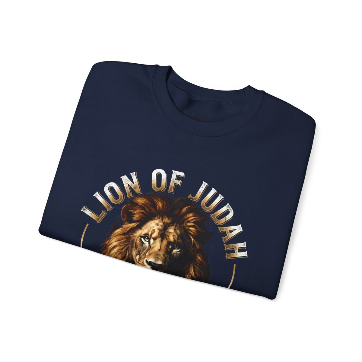 Lion of Judah Sweatshirt – "Revelation 5:5" Christian Crewneck