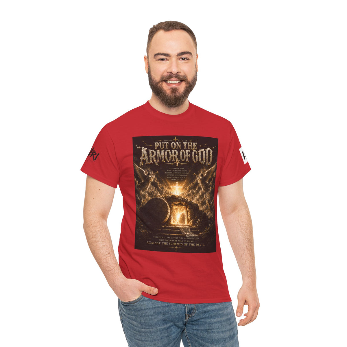 Armor of God T-Shirt — "God Is Not Done With You" Christian Faith Tee