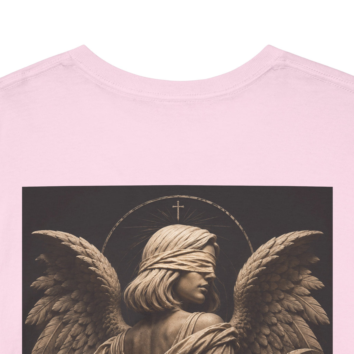 Angel Graphic Tee — "Walk by Faith, Not by Sight" Inspirational T‑Shirt