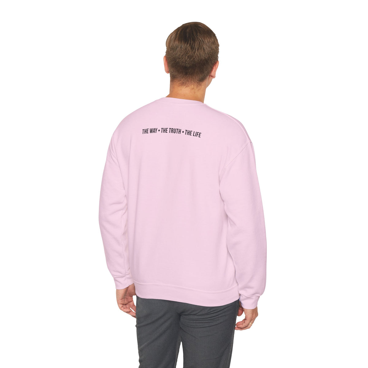 Lamb King Crewneck Sweatshirt — "The Lamb Is King" Christian Graphic Pullover