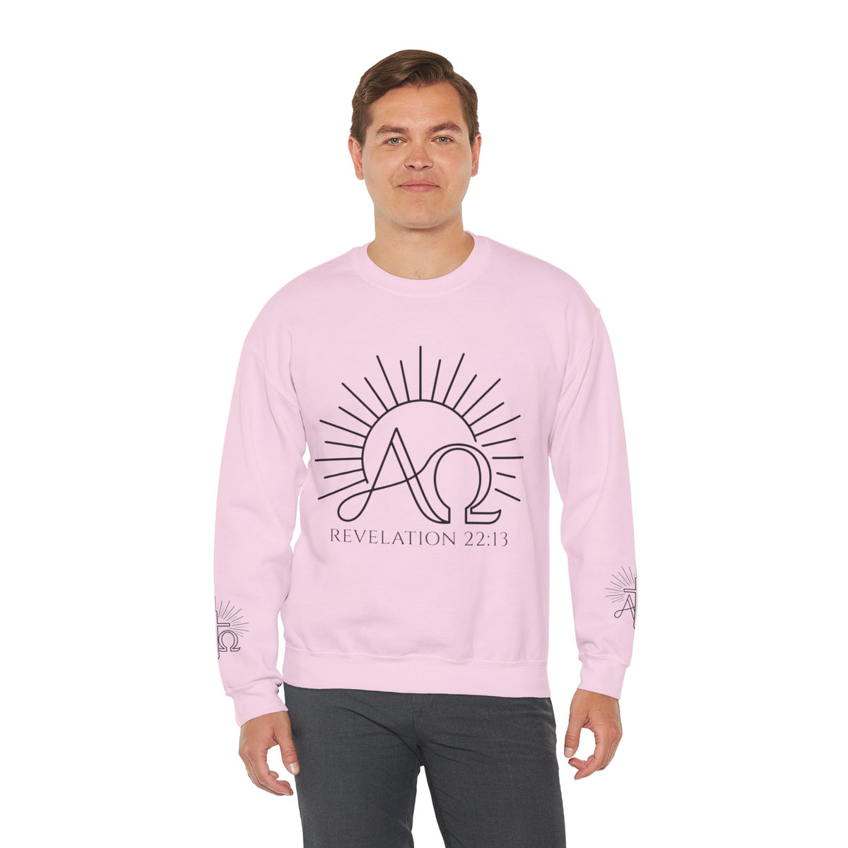 Alpha Omega 'Revelation 22:13' Crewneck Sweatshirt