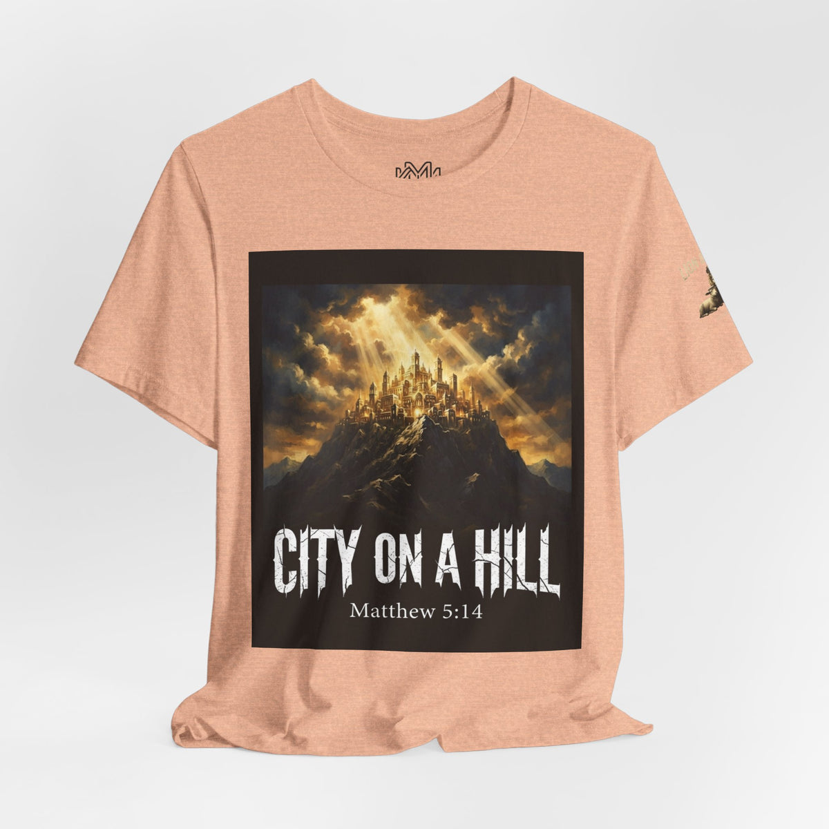 City on a Hill T-Shirt — Matthew 5:14 Christian Faith Tee
