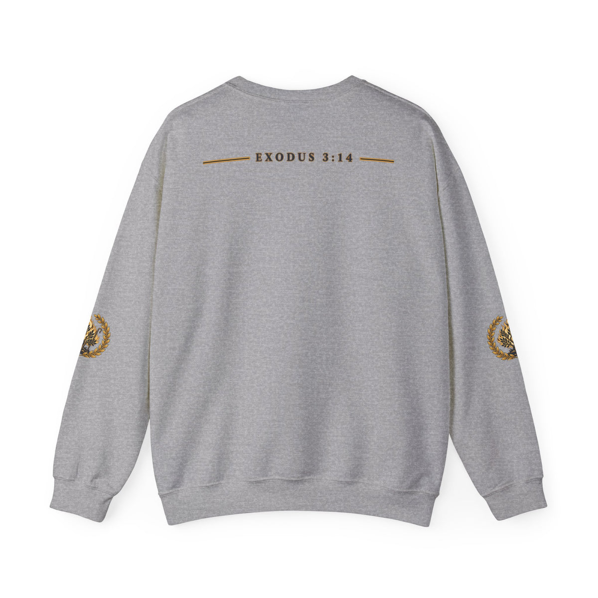 Crewneck Sweatshirt — "I Am Who I Am" Exodus 3:14 Inspirational Pullover