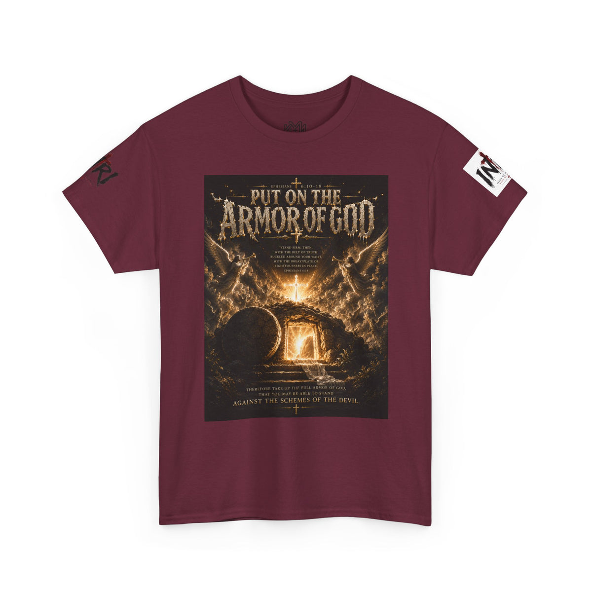 Armor of God T-Shirt — "God Is Not Done With You" Christian Faith Tee