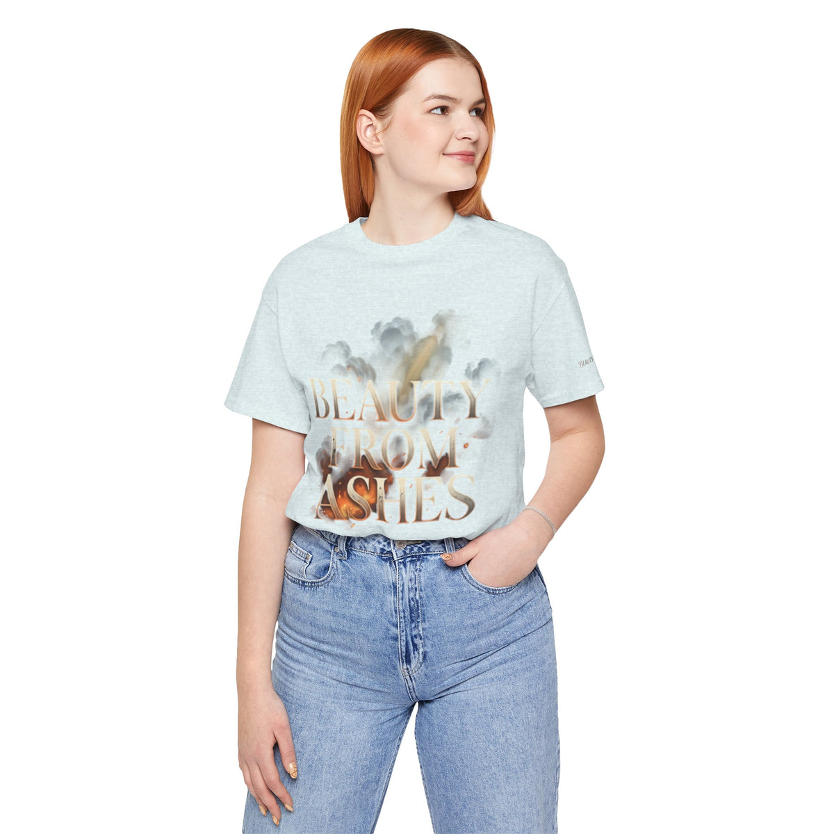 Beauty From Ashes Floral Tee