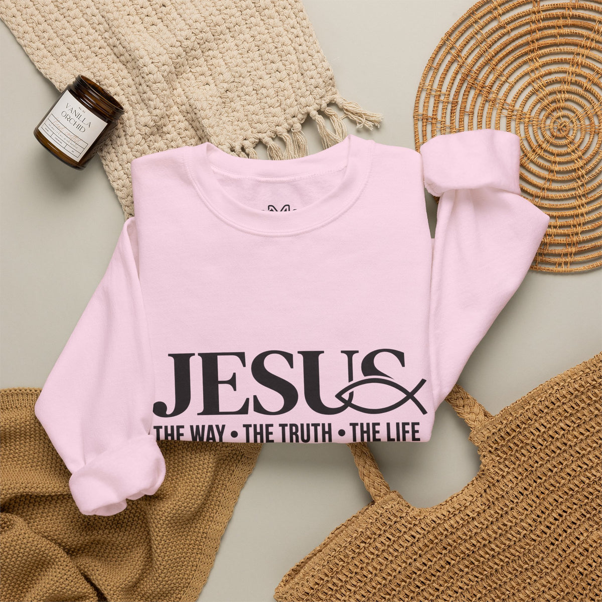 Jesus 'The Way • The Truth • The Life' Crewneck Sweatshirt