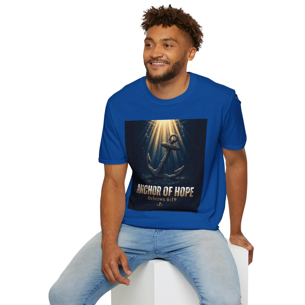 Anchor of Hope T-Shirt — Inspirational Anchor Design (Hebrews 6:19)