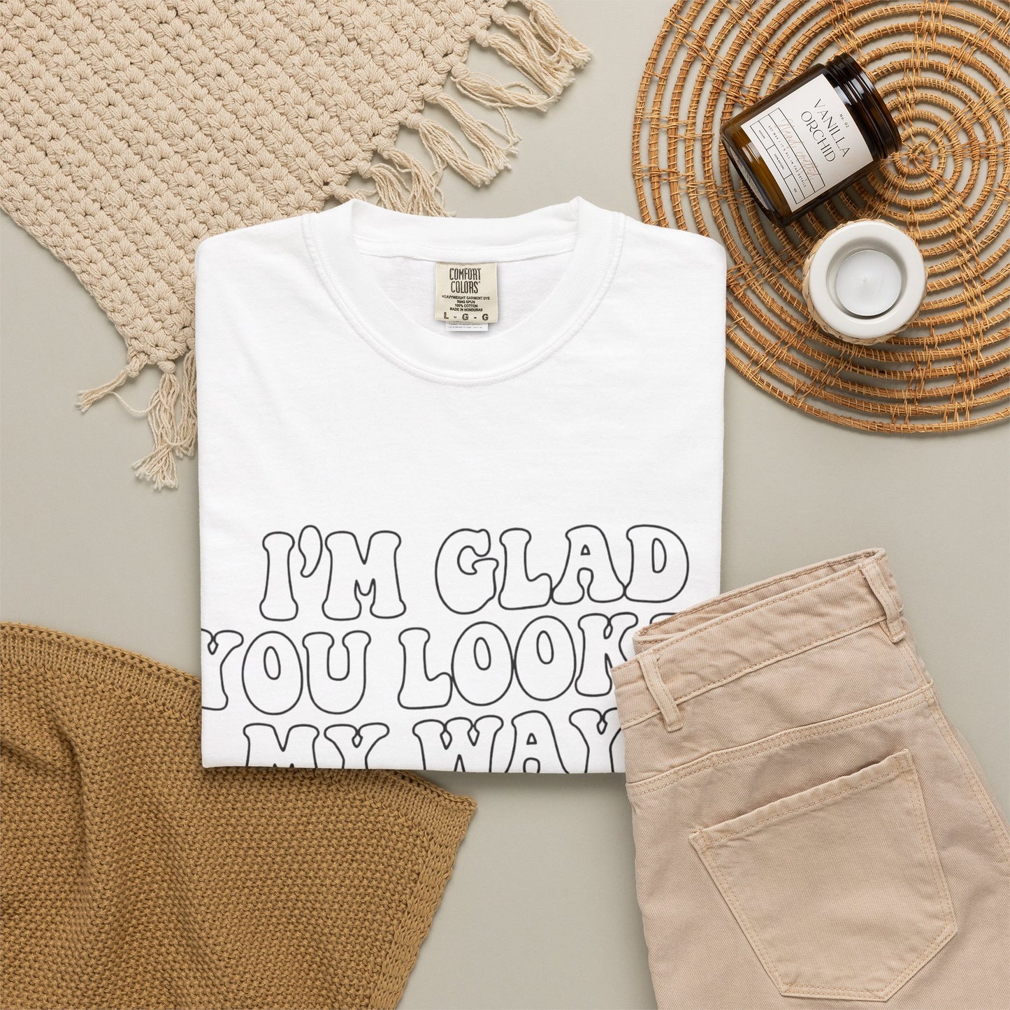 Jesus Loves You T-Shirt — “I’m Glad You Looked My Way… Because Jesus Loves You” Christian Tee