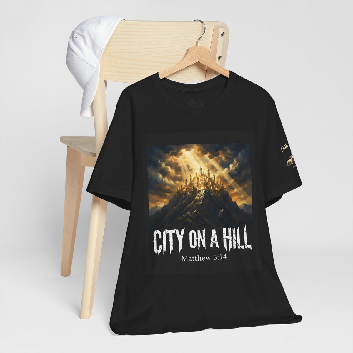City on a Hill T-Shirt — Matthew 5:14 Christian Faith Tee