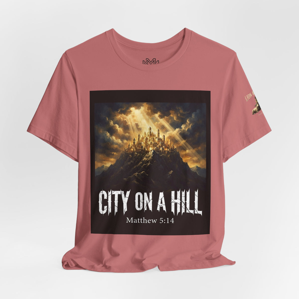 City on a Hill T-Shirt — Matthew 5:14 Christian Faith Tee