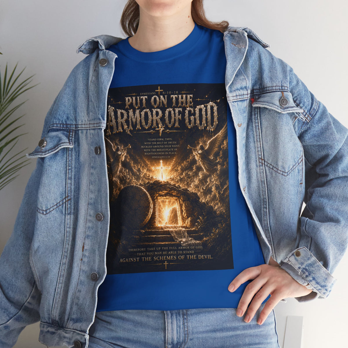 Armor of God T-Shirt — "God Is Not Done With You" Christian Faith Tee