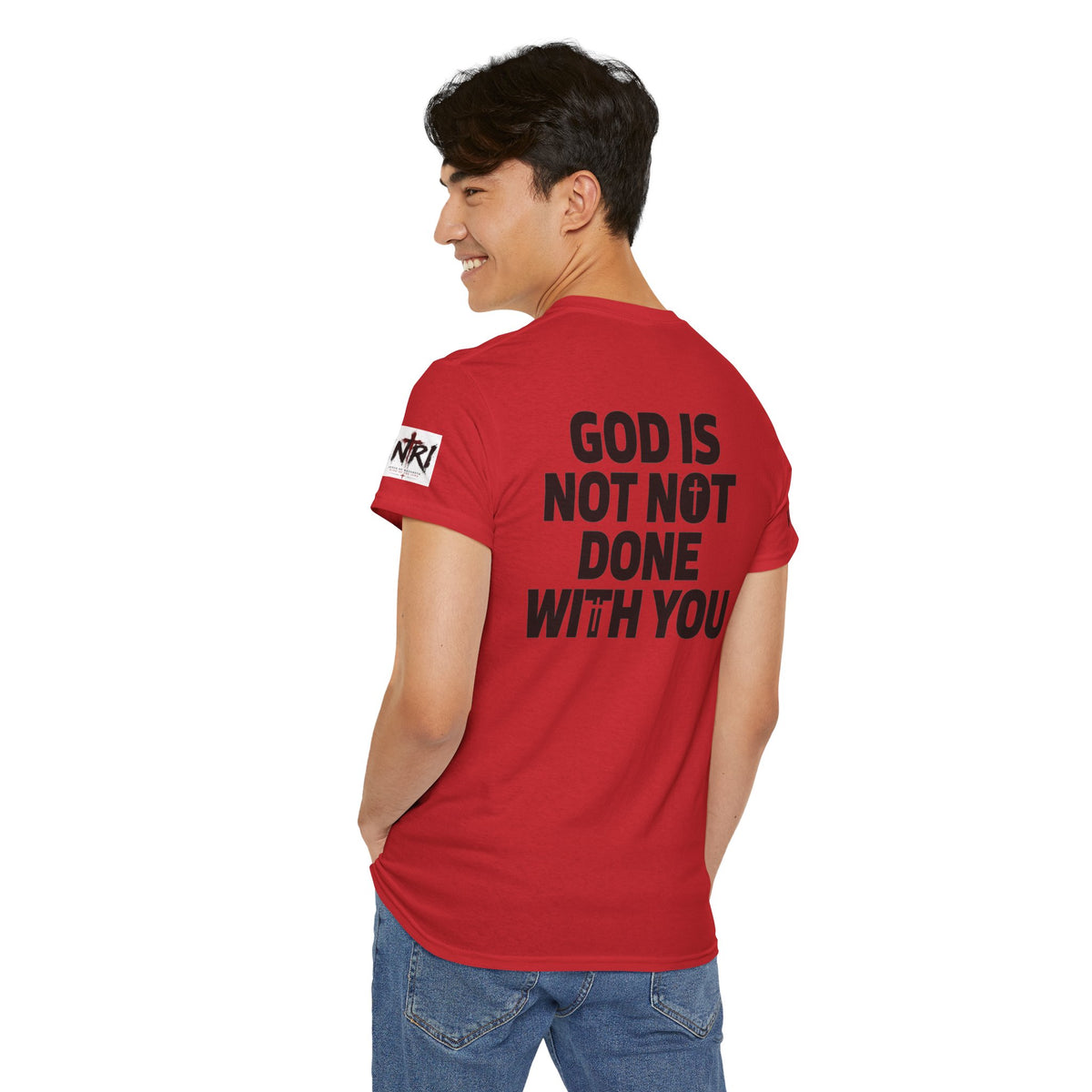 Armor of God T-Shirt — "God Is Not Done With You" Christian Faith Tee