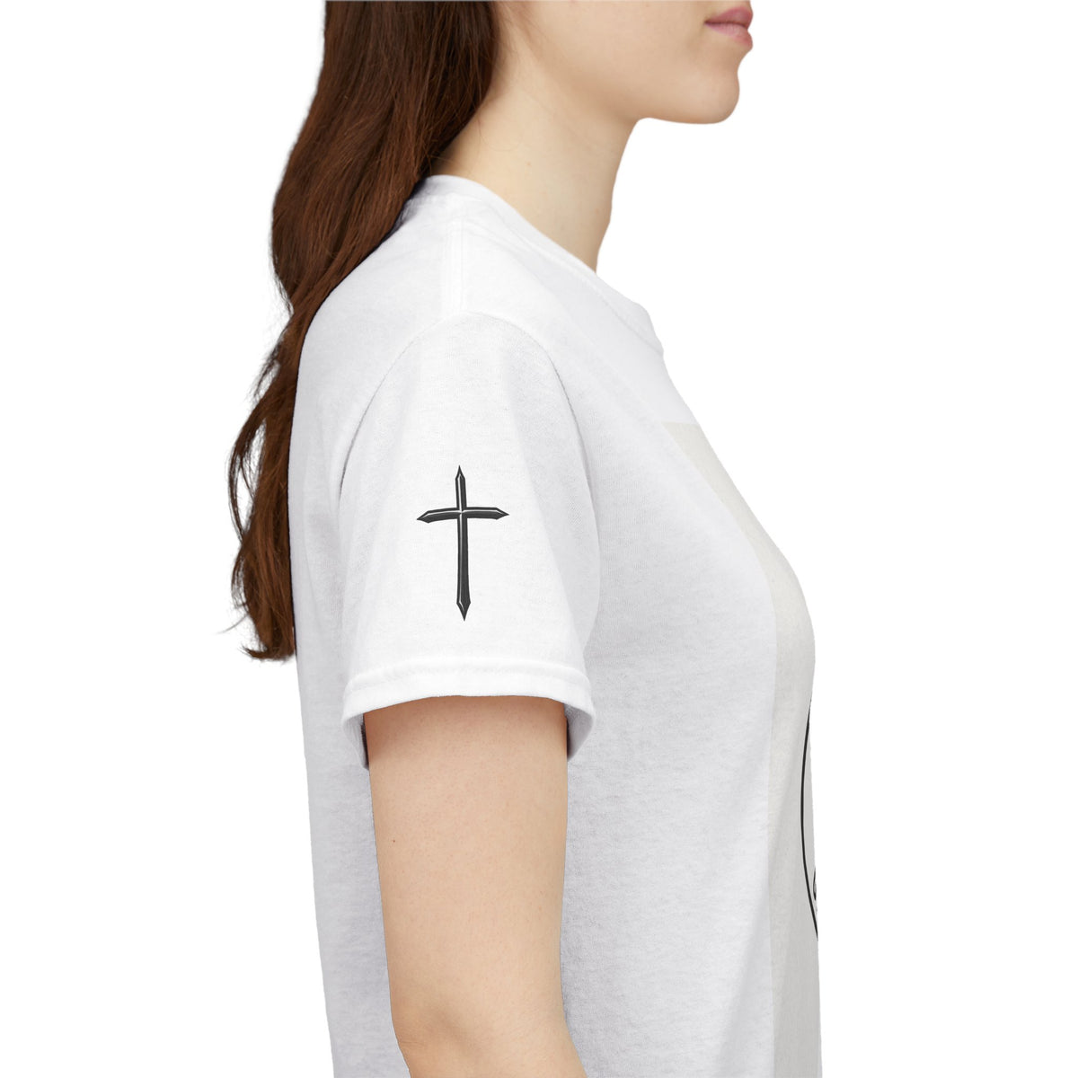 Christian Son & Heir T-Shirt — 'Adopted by Grace' Faith Tee with Jesus Prayer Design