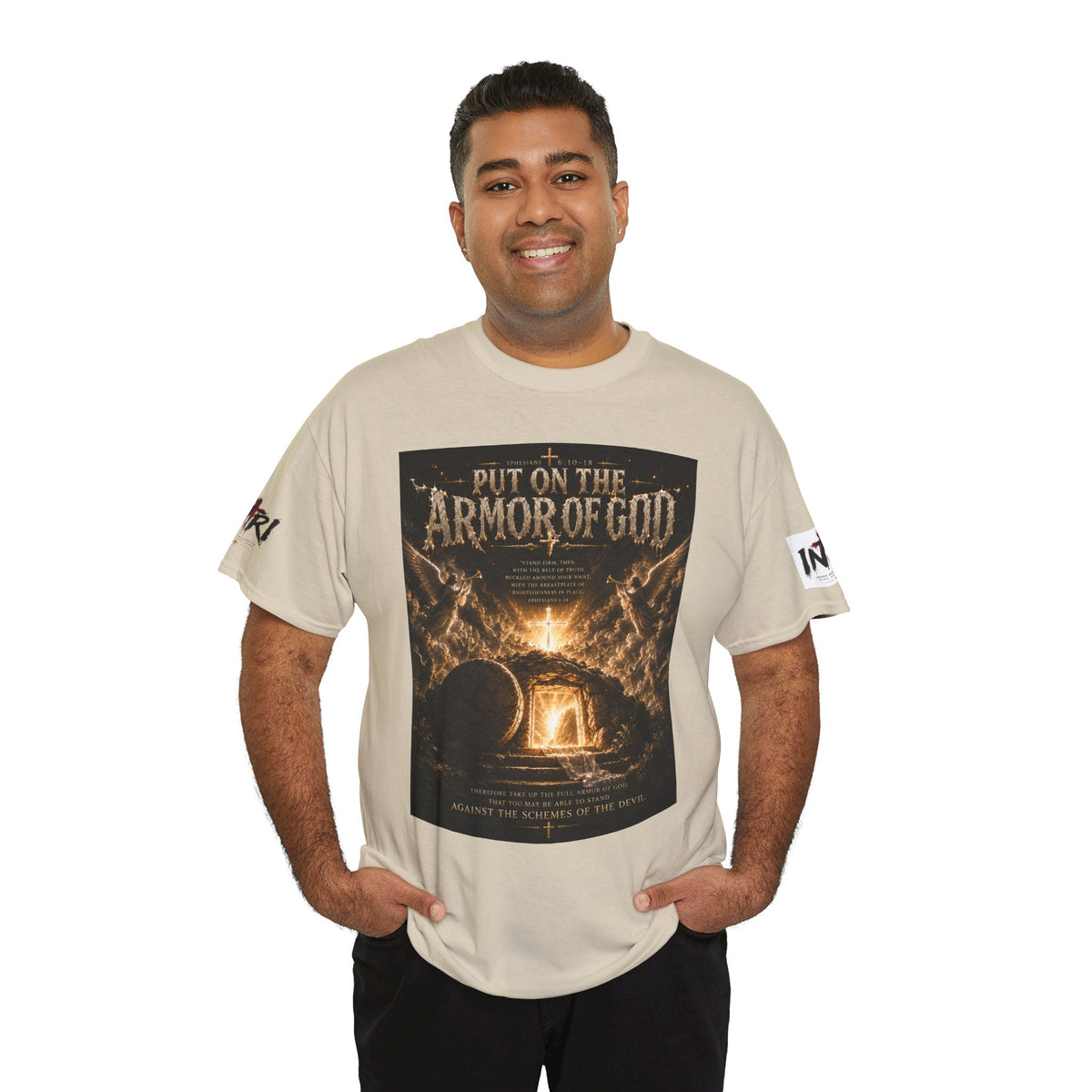 Armor of God T-Shirt — "God Is Not Done With You" Christian Faith Tee