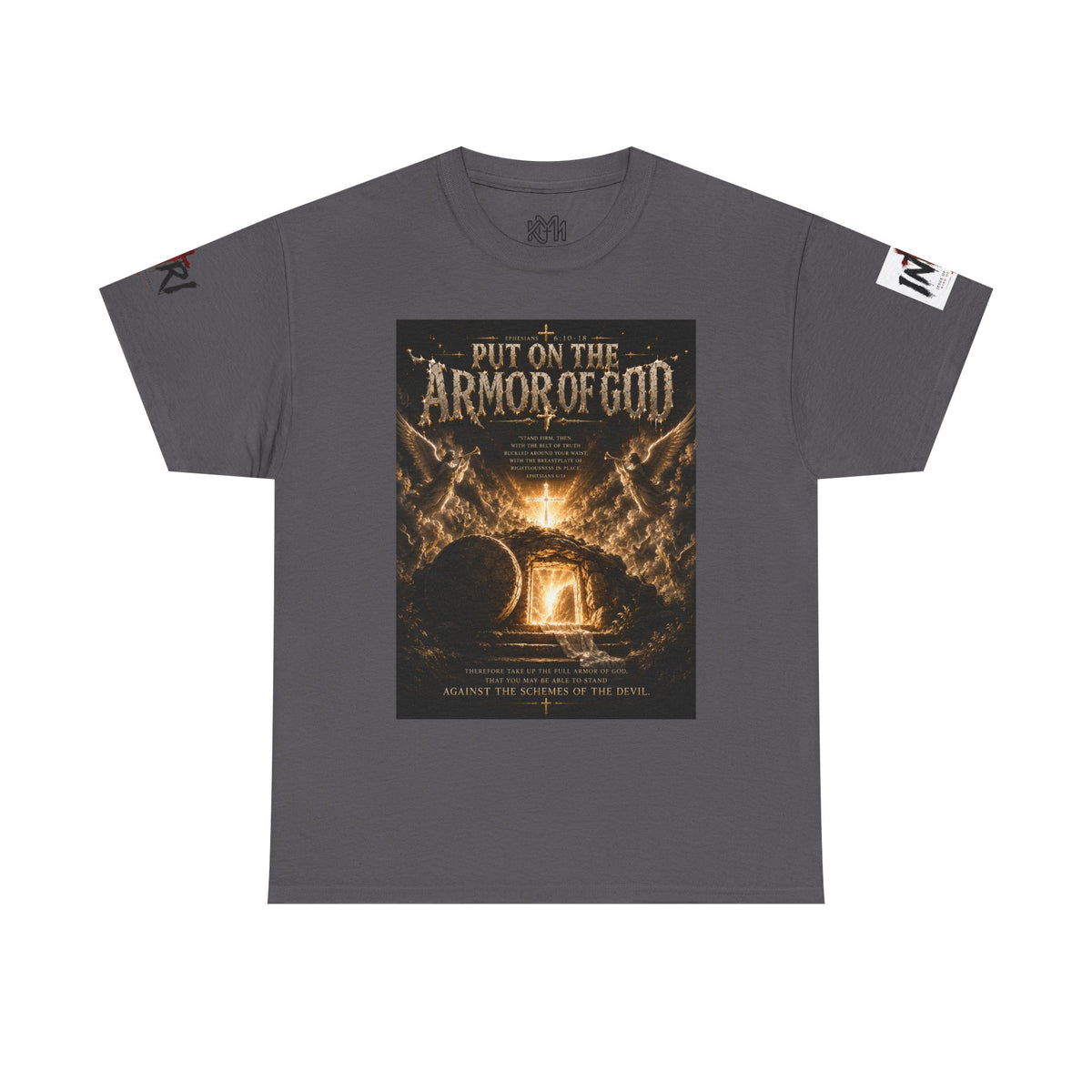 Armor of God T-Shirt — "God Is Not Done With You" Christian Faith Tee