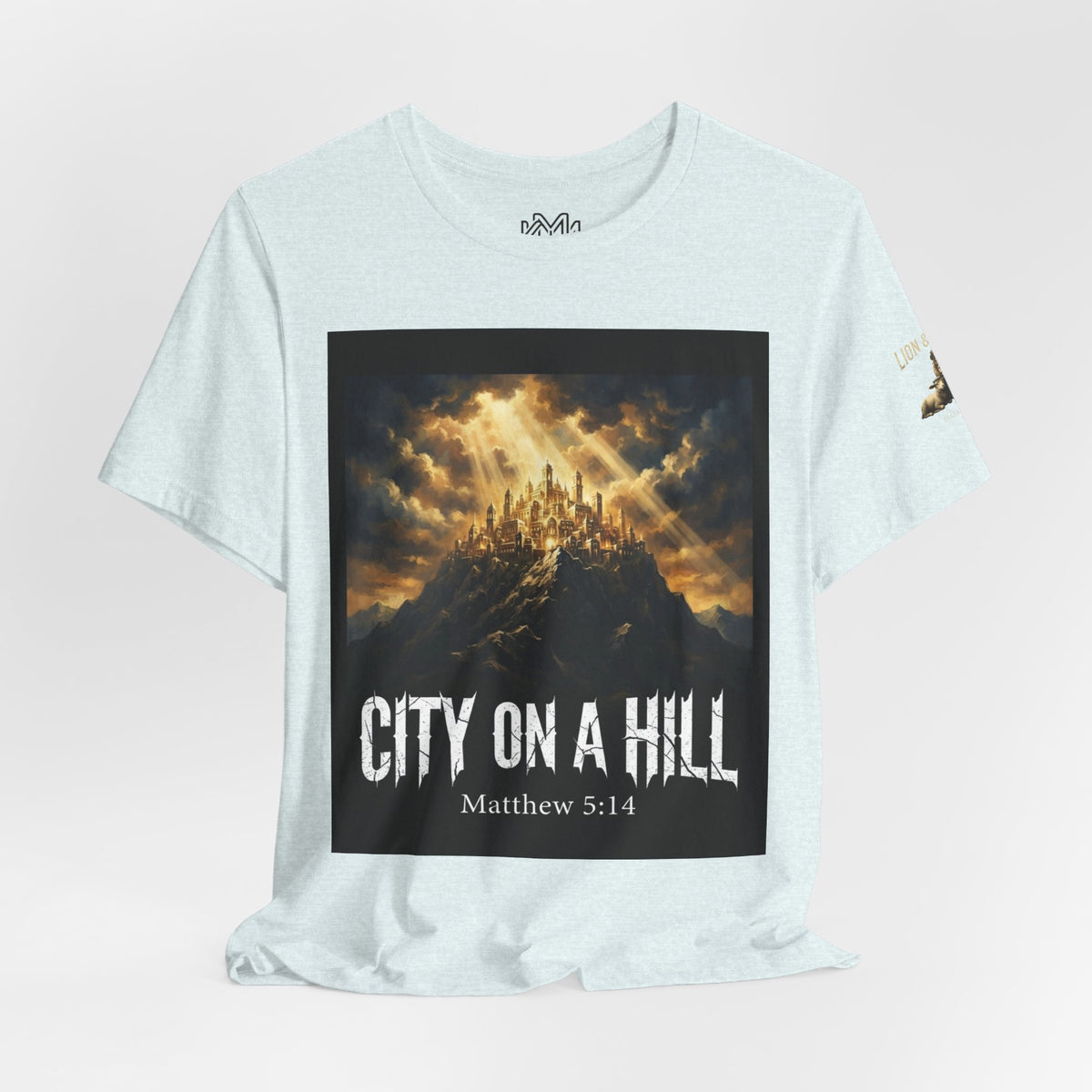 City on a Hill T-Shirt — Matthew 5:14 Christian Faith Tee