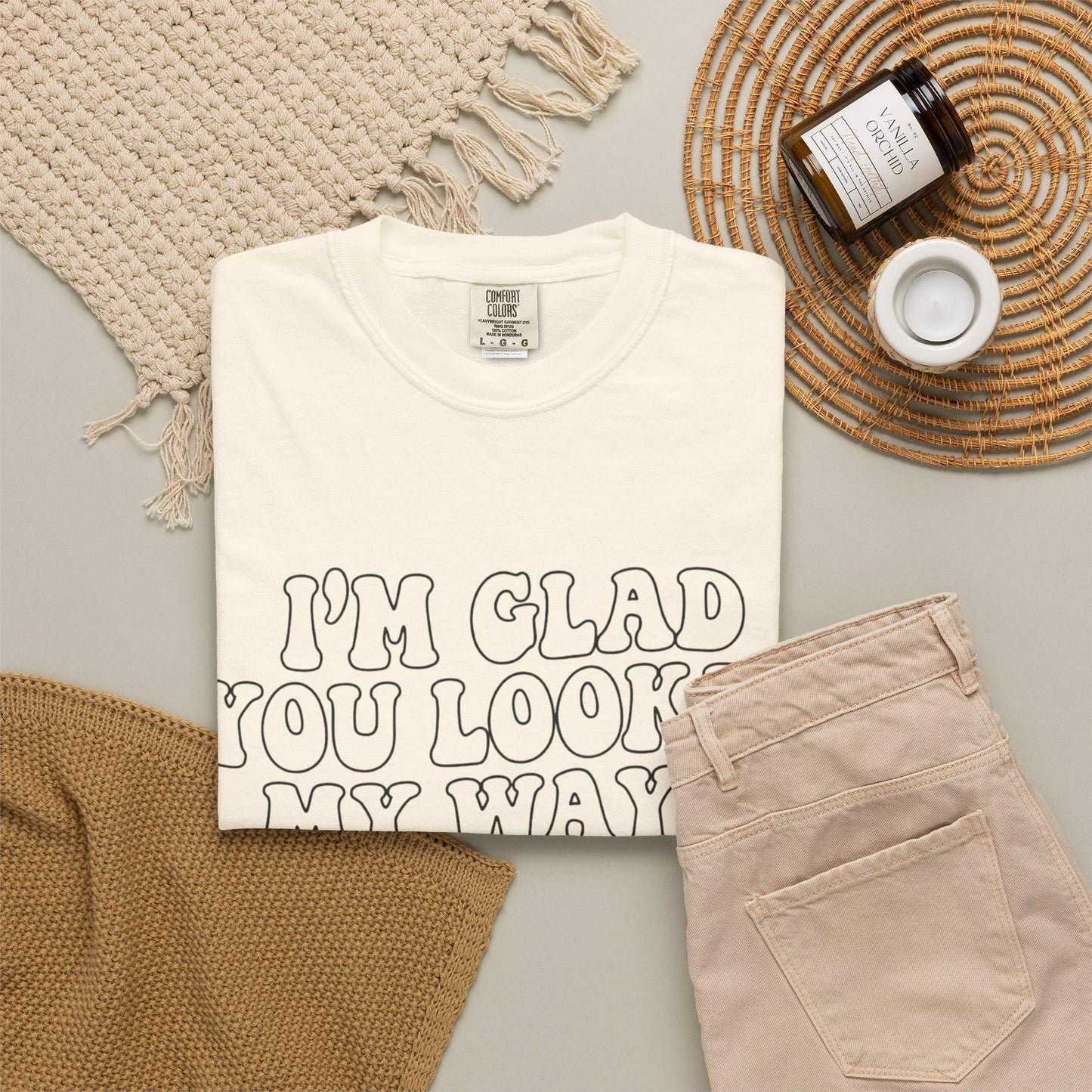 Jesus Loves You T-Shirt — “I’m Glad You Looked My Way… Because Jesus Loves You” Christian Tee