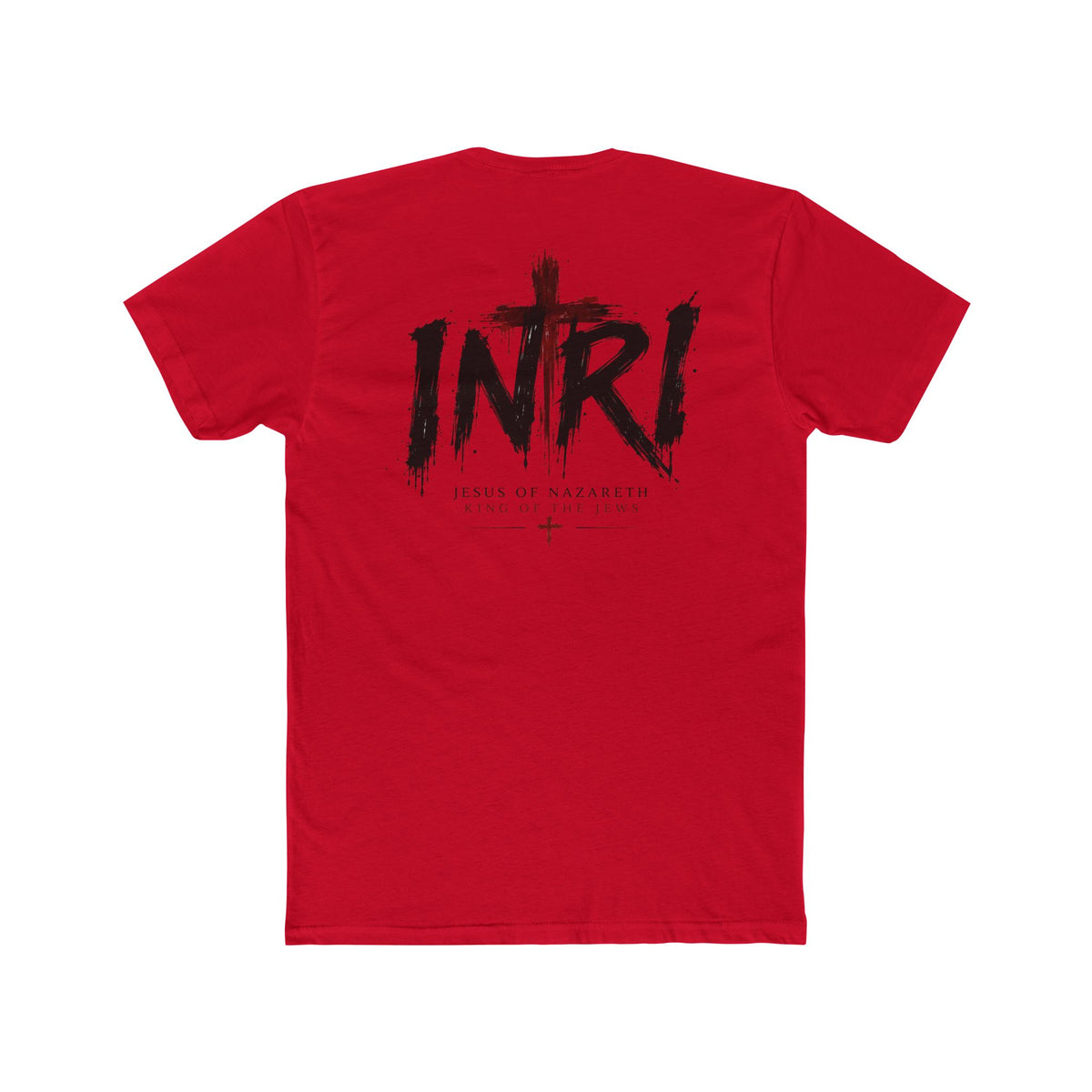 Lamb of God Tee — 'John 1:29' Religious Christian T-Shirt with INRI Cross Back