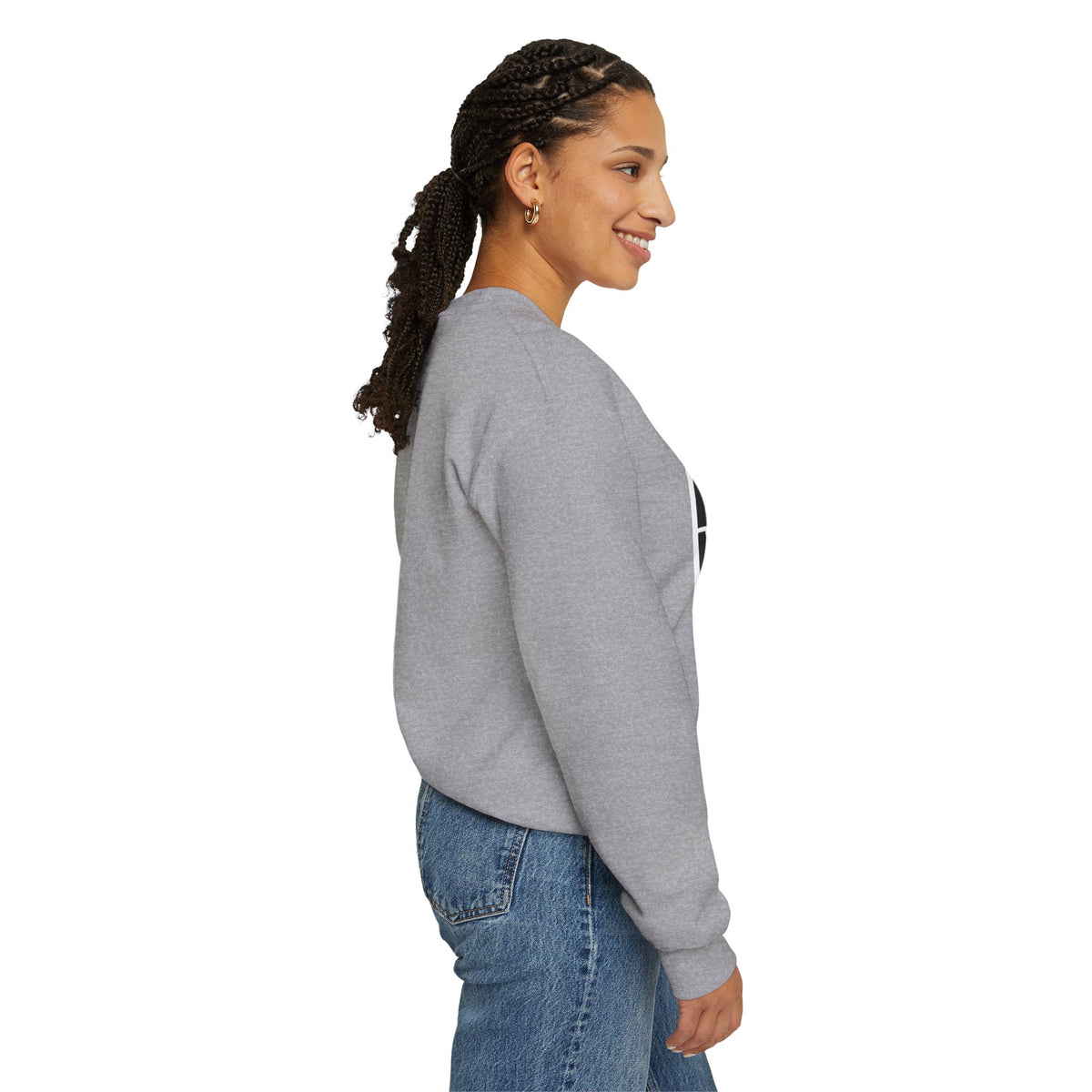 Lamb King Crewneck Sweatshirt — "The Lamb Is King" Christian Graphic Pullover