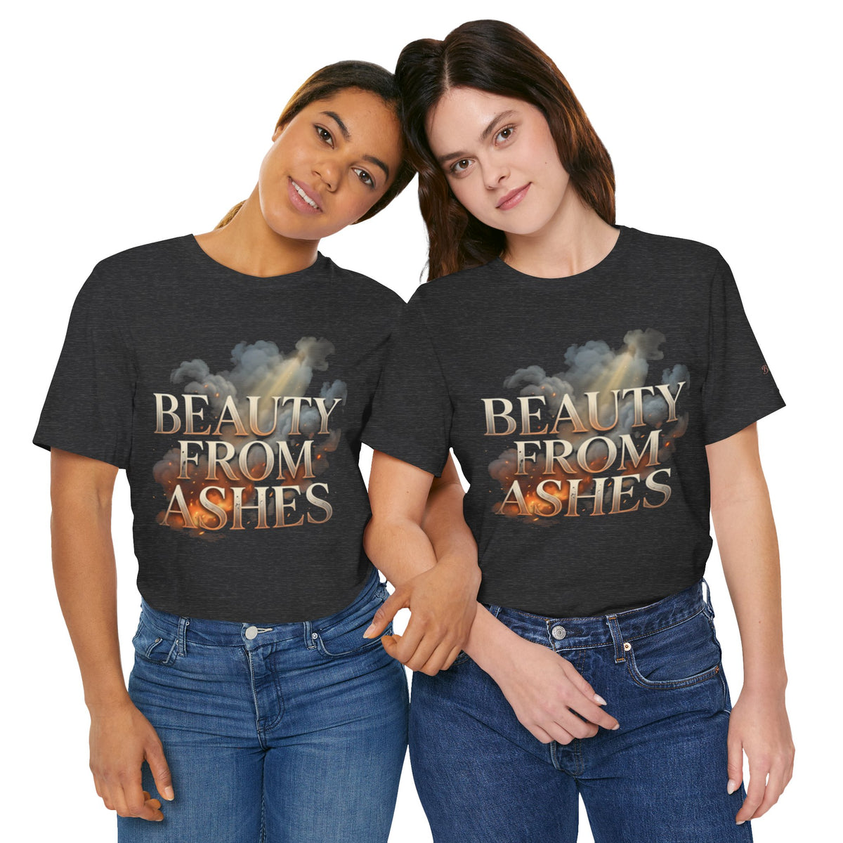 Beauty From Ashes Floral Tee