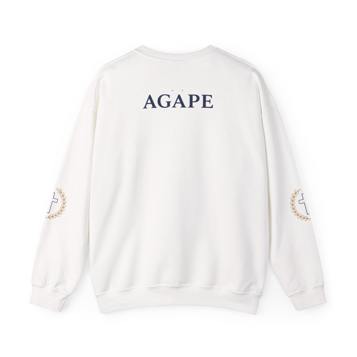 Agape Cross Crewneck Sweatshirt — Christian Faith Pullover