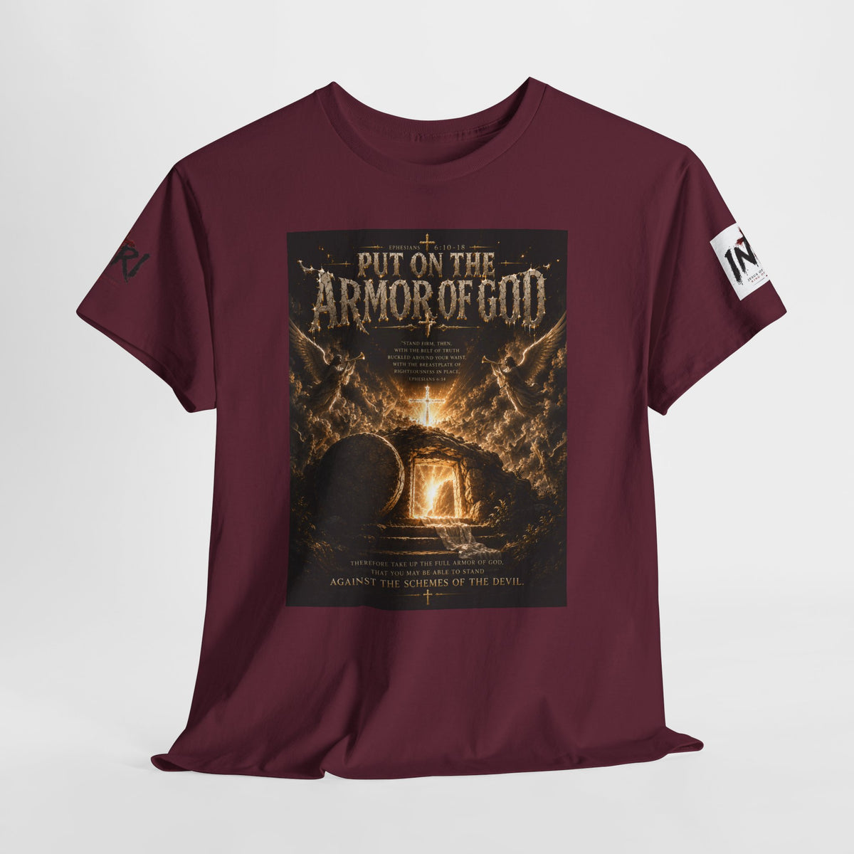 Armor of God T-Shirt — "God Is Not Done With You" Christian Faith Tee
