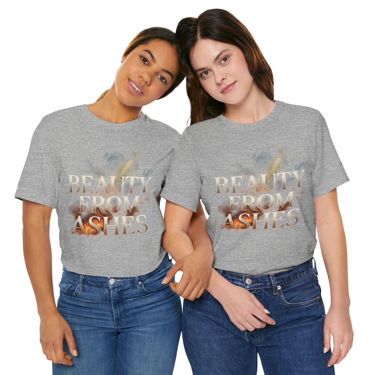 Beauty From Ashes Floral Tee
