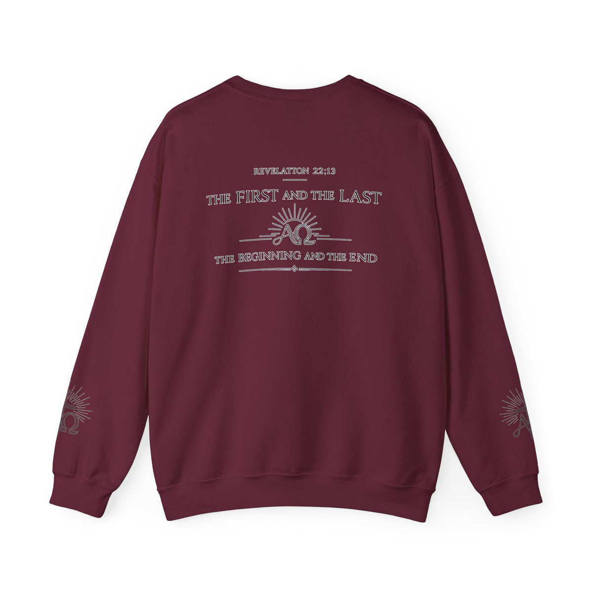 Alpha Omega 'Revelation 22:13' Crewneck Sweatshirt