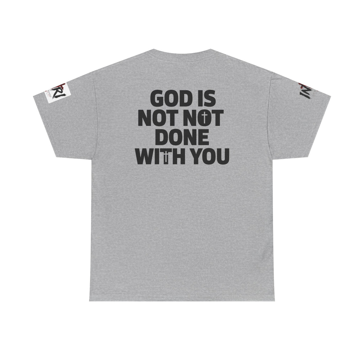 Armor of God T-Shirt — "God Is Not Done With You" Christian Faith Tee