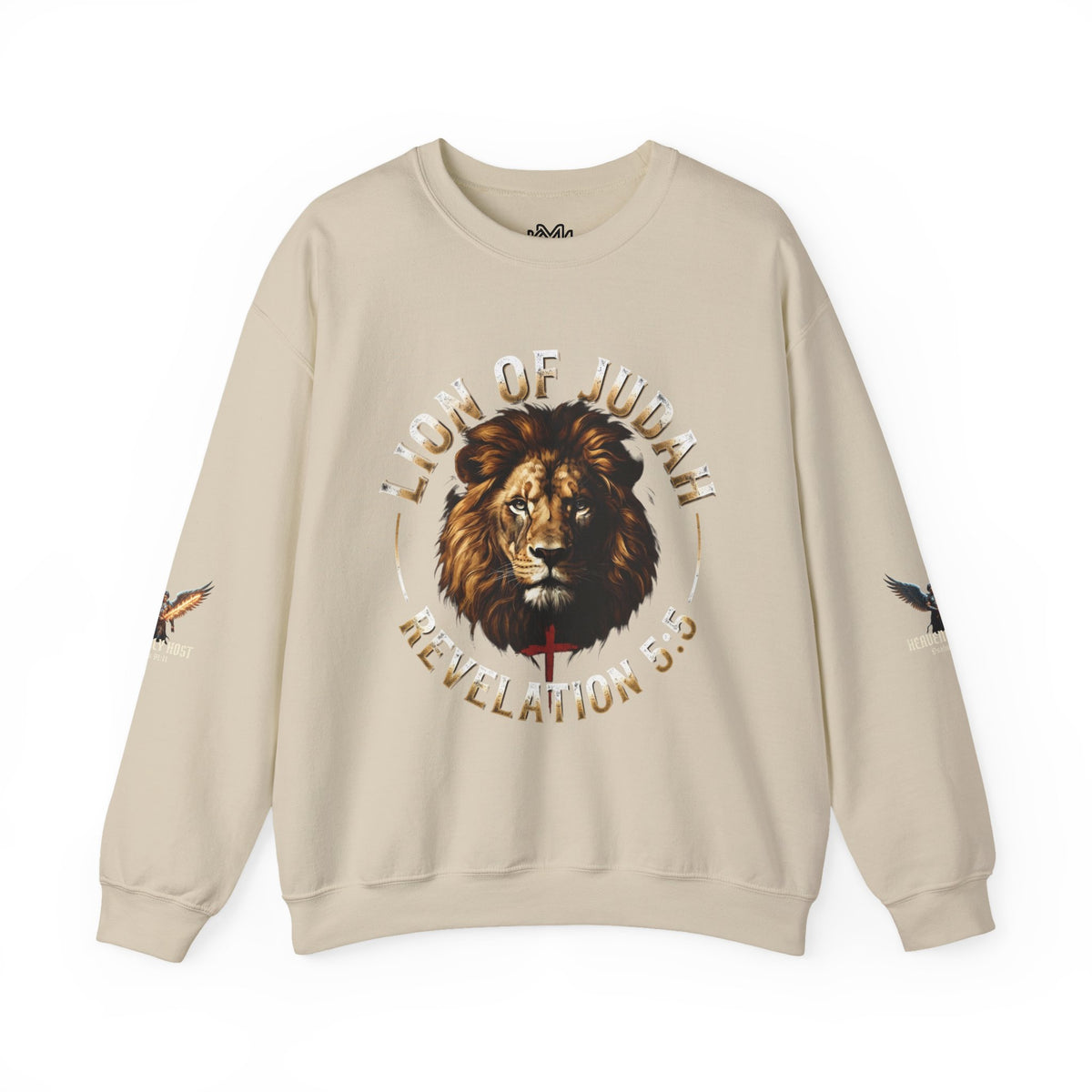 Lion of Judah Sweatshirt – "Revelation 5:5" Christian Crewneck
