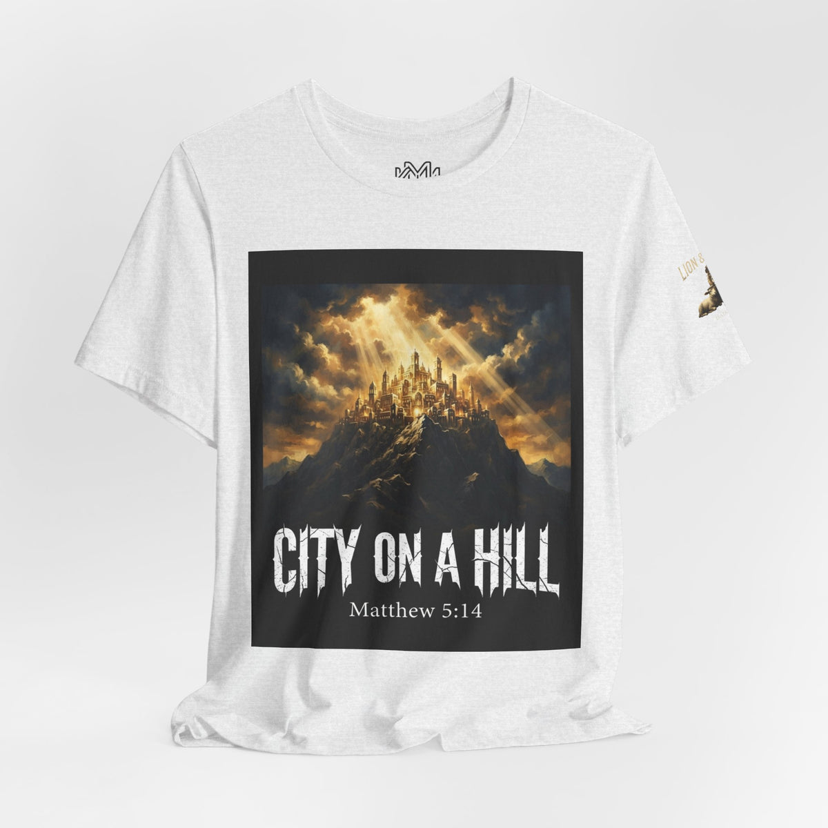 City on a Hill T-Shirt — Matthew 5:14 Christian Faith Tee